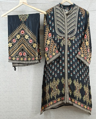 Charcoal Crepe Co-ord set
