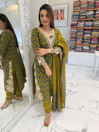 Ajarak Cutwork Set - Preetibora