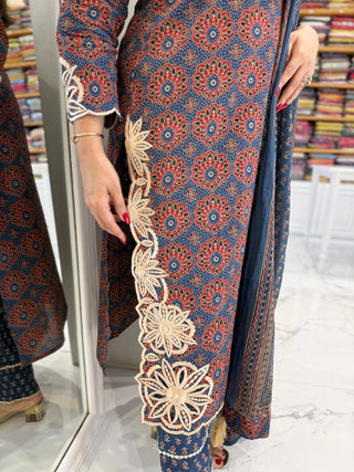Ajarak Cutwork Set - Preetibora