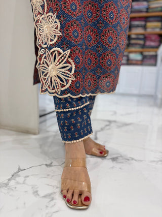 Ajarak Cutwork Set - Preetibora