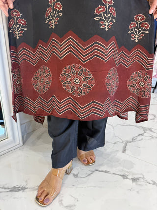 Ajrakh Bloom Coord Set - Preetibora