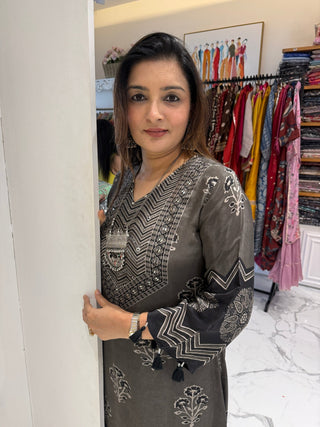 Ajrakh Bloom Coord Set - Preetibora