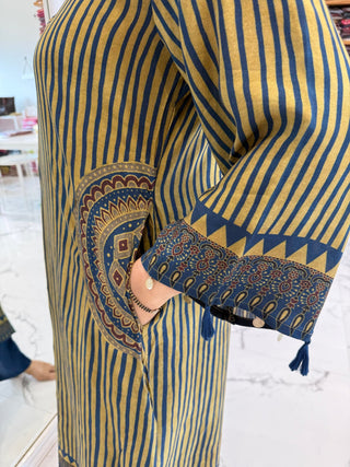 Ajrakh Pocket Coord Set - Preetibora