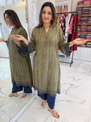 Ajrakh Pocket Coord Set - Preetibora