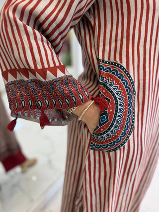 Ajrakh Pocket Coord Set - Preetibora