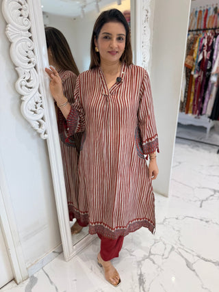 Ajrakh Pocket Coord Set - Preetibora