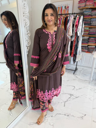 Alia Cut Work Set - Preetibora