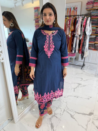Alia Cut Work Set - Preetibora