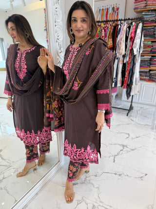 Alia Cut Work Set - Preetibora