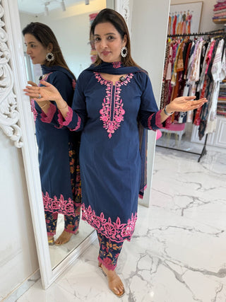 Alia Cut Work Set - Preetibora