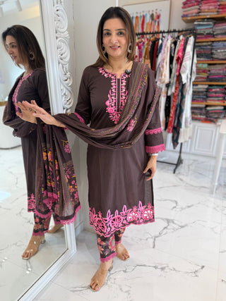Alia Cut Work Set - Preetibora