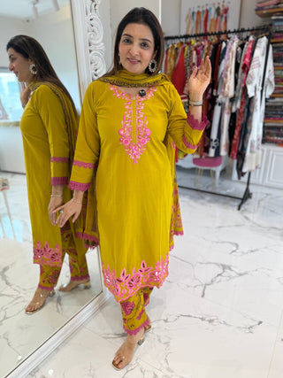 Alia Cut Work Set - Preetibora