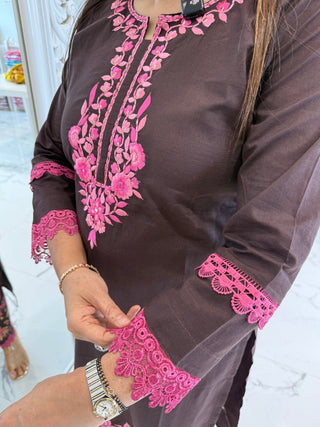 Alia Cut Work Set - Preetibora