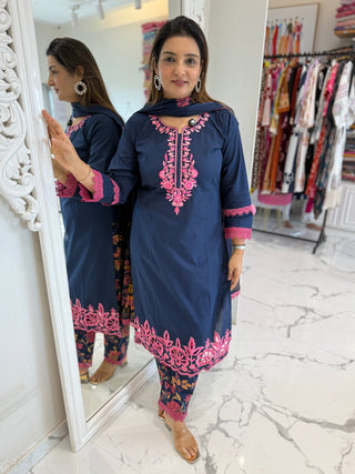 Alia Cut Work Set - Preetibora