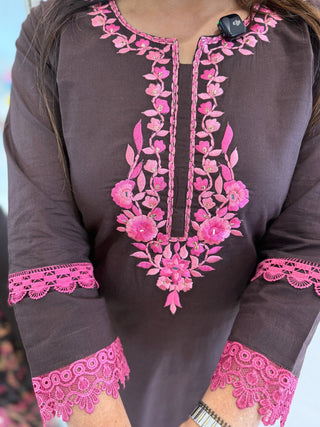 Alia Cut Work Set - Preetibora