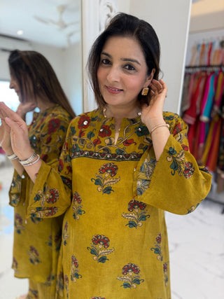 Anvi Kalamkari Coord Set - Preetibora