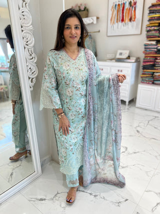 Arzoo Karachi Dupatta Set - Preetibora