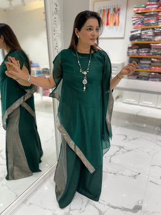 Banarasi Kaftan Coord Set - Preetibora