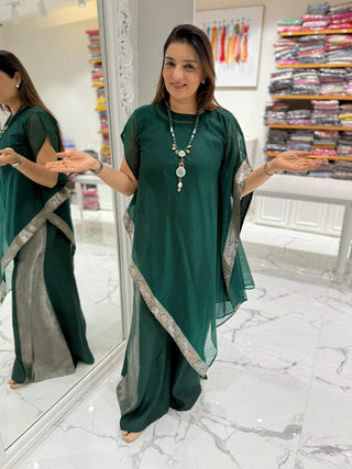 Banarasi Kaftan Coord Set - Preetibora