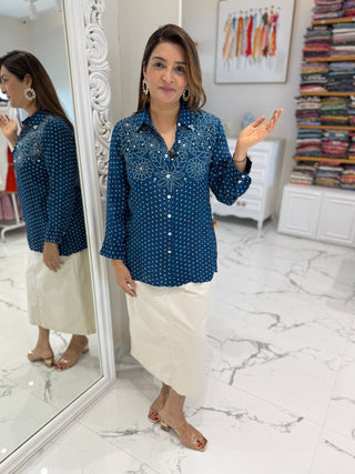 Bandhej Holiday Shirt - Preetibora