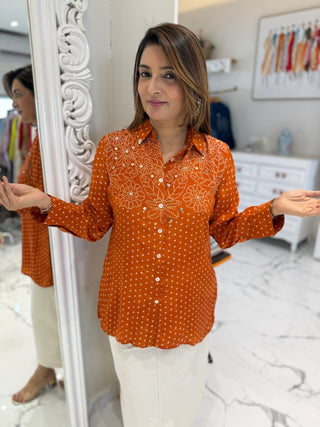 Bandhej Holiday Shirt - Preetibora