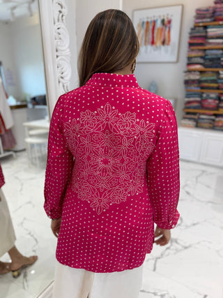 Bandhej Holiday Shirt - Preetibora