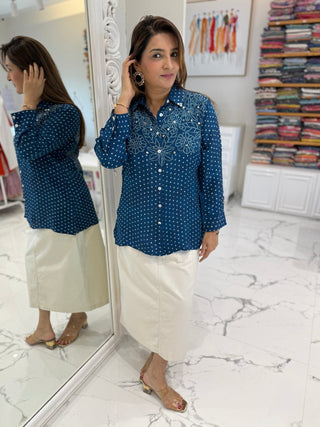 Bandhej Holiday Shirt - Preetibora
