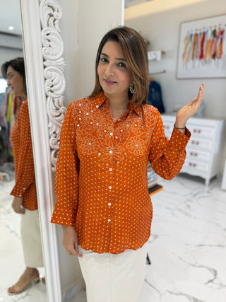 Bandhej Holiday Shirt - Preetibora
