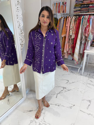 Bandhej Shirt - Preetibora