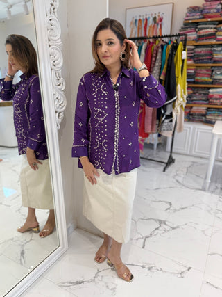 Bandhej Shirt - Preetibora