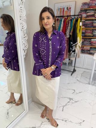 Bandhej Shirt - Preetibora