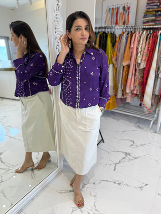 Bandhej Shirt - Preetibora