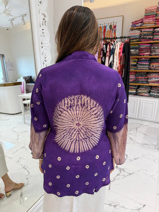 Bandhej Tie dye Shirt - Preetibora