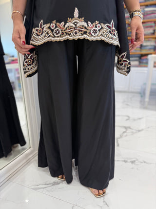 Black Beauty Kaftan Set - Preetibora