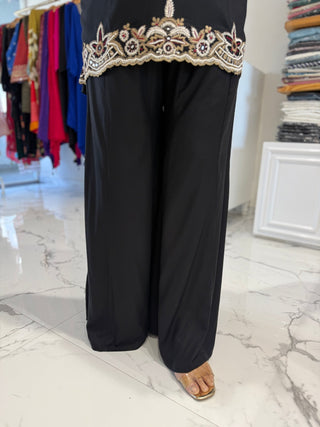 Black Beauty Kaftan Set - Preetibora