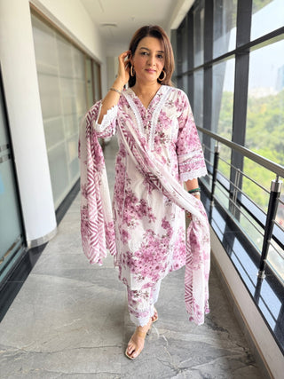 Blush Bloom Suit Set - Preetibora