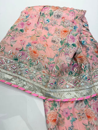 Blushing Beauty Sharara Set - Preetibora