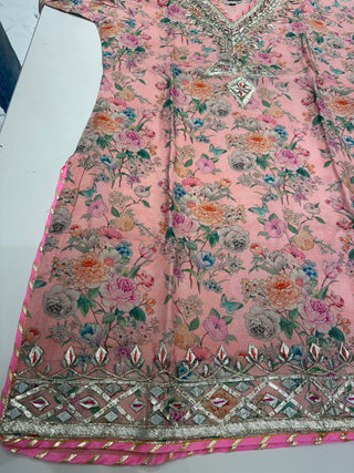 Blushing Beauty Sharara Set - Preetibora