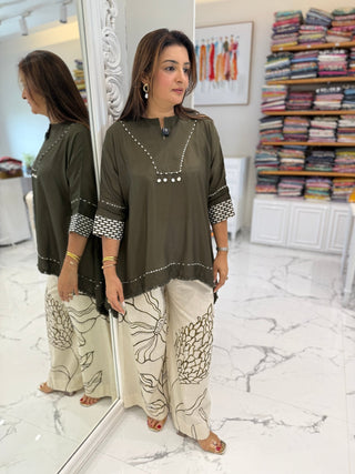 Boho Tail Cut Coord Set - Preetibora