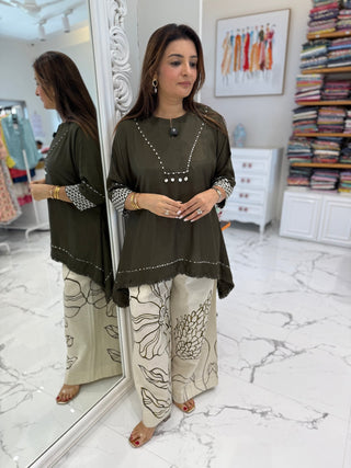 Boho Tail Cut Coord Set - Preetibora