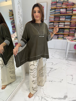 Boho Tail Cut Coord Set - Preetibora