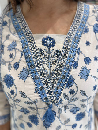 Carnation Block Print Set - Preetibora