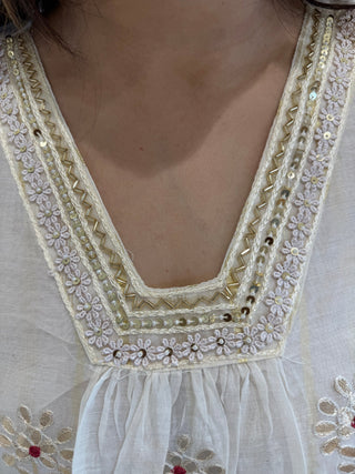 Chanderi Gota Set - Preetibora