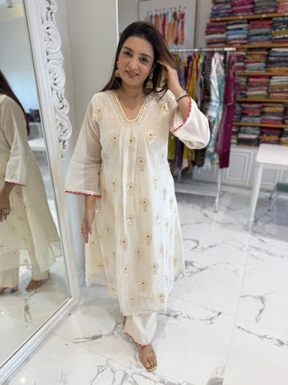 Chanderi Gota Set - Preetibora