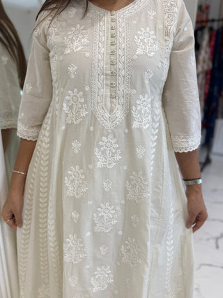 Classic Lucknowi Suit Set - Preetibora