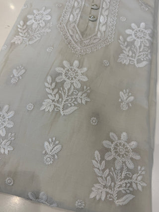 Classic Lucknowi Suit Set - Preetibora