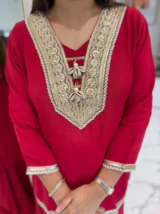 Crimson Drama Queen Set - Preetibora
