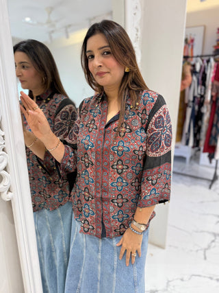 Devika Kalamkari Shirt - Preetibora