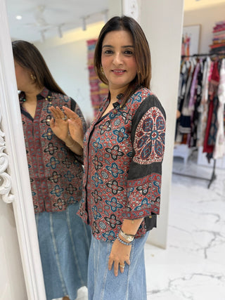 Devika Kalamkari Shirt - Preetibora