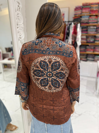 Devika Kalamkari Shirt - Preetibora